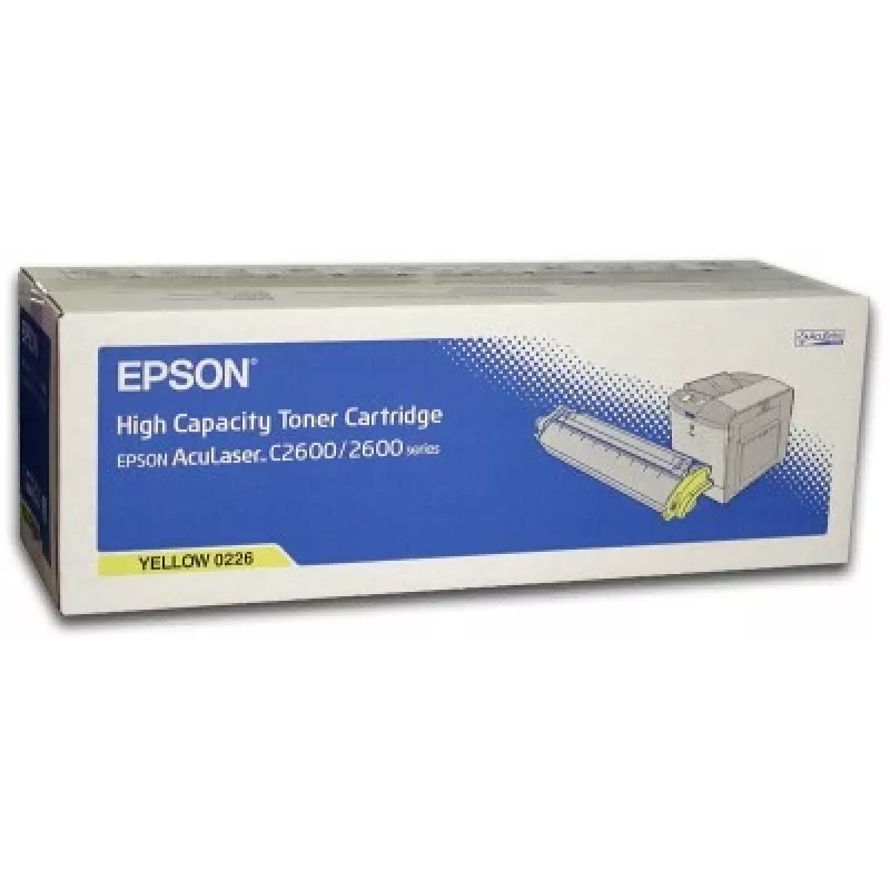 Epson AL-C2600 tonerio kasetė Geltona 5k, 5000 puslapių, Geltona, 1 vnt.
