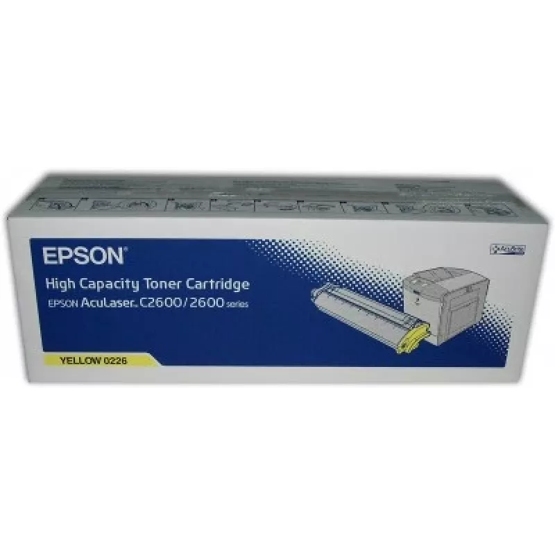 Epson AL-C2600 tonerio kasetė Geltona 5k, 5000 puslapių, Geltona, 1 vnt.