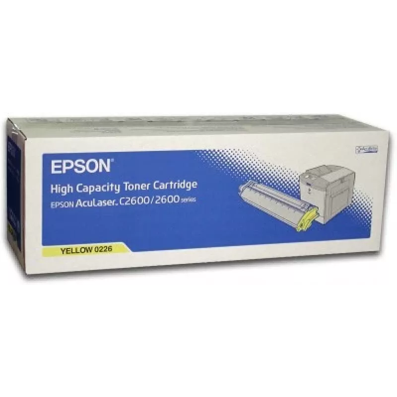 Epson AL-C2600 tonerio kasetė Geltona 5k, 5000 puslapių, Geltona, 1 vnt.