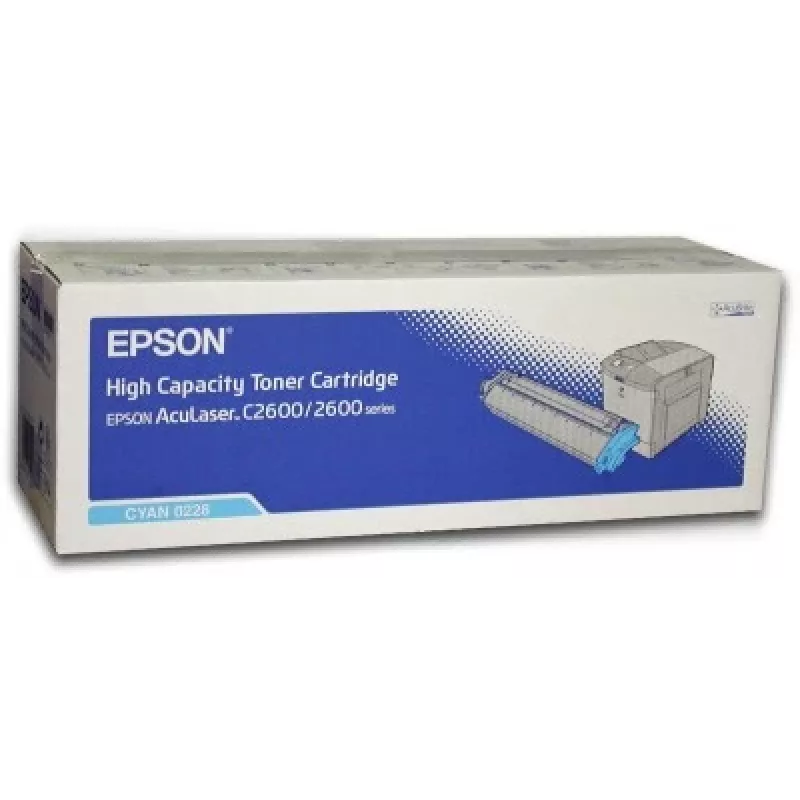 “Epson AL-C2600” tonerio kasetė, žalsvai mėlyna, 5k, 5000 puslapių, žalsvai mėlyna, 1 vnt.