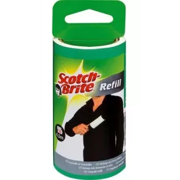 3M 836RP-30EU trupinių šalinimo volelis, juodas, baltas