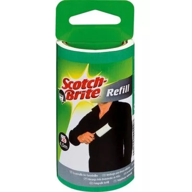 3M 836RP-30EU trupinių šalinimo volelis, juodas, baltas
