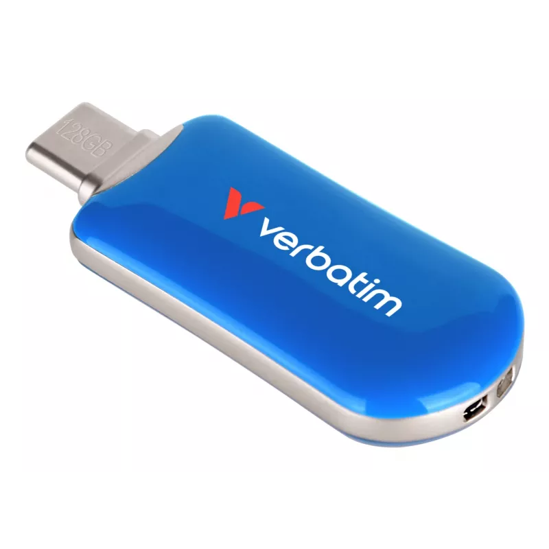 Verbatim Plectra USB-C Flash Drive mėlynas 128 GB atmintukas