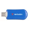 Verbatim Plectra USB-C Flash Drive Blue 512GB, 512 GB, USB Type-C, 3.2 Gen 1 (3.1 Gen 1), 100 MB/s, Capless, Blue