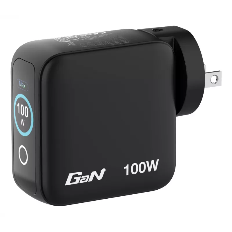 Verbatim Mini GaN Charger 100W su Display, Indoor, AC, 20 V, Juoda