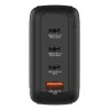 Verbatim Mini GaN Charger 140W su Display, Indoor, AC, 28 V, Juoda
