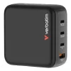 Verbatim Mini GaN Charger 140W su Display, Indoor, AC, 28 V, Juoda