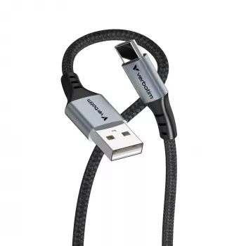 Verbatim Sync & Charge laidas USB-A į USB-C 120 cm, 1,2 m, USB A, USB C, USB 2.0, 0,48 Gbit/s, juoda
