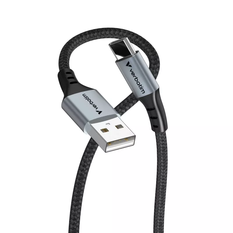 Verbatim Sync & Charge laidas USB-A į USB-C 120 cm, 1,2 m, USB A, USB C, USB 2.0, 0,48 Gbit/s, juoda