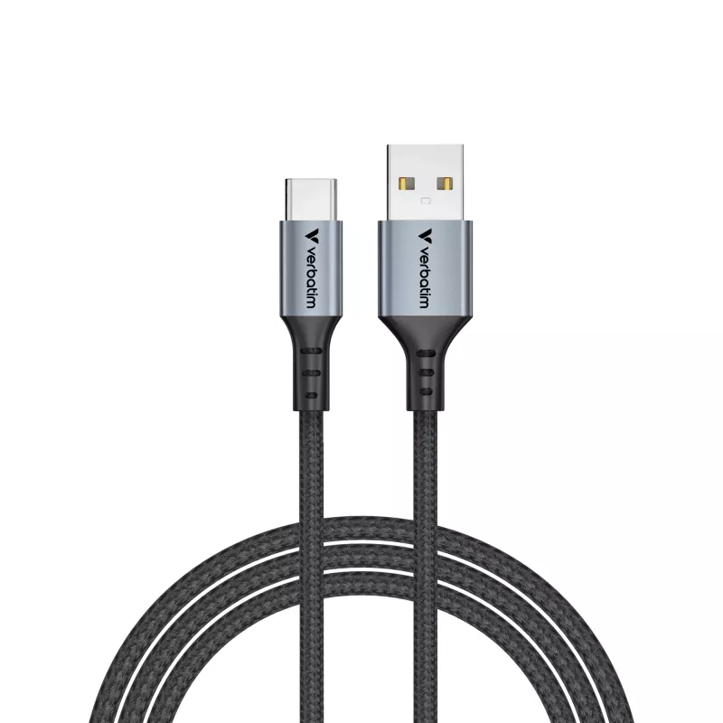 Verbatim Sync & Charge laidas USB-A į USB-C 120 cm, 1,2 m, USB A, USB C, USB 2.0, 0,48 Gbit/s, juoda