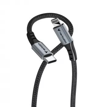 Verbatim Sync & Charge laidas USB-C į Lightning 120 cm, 1.2 m, Lightning, USB C, vyriška, vyriška, juoda