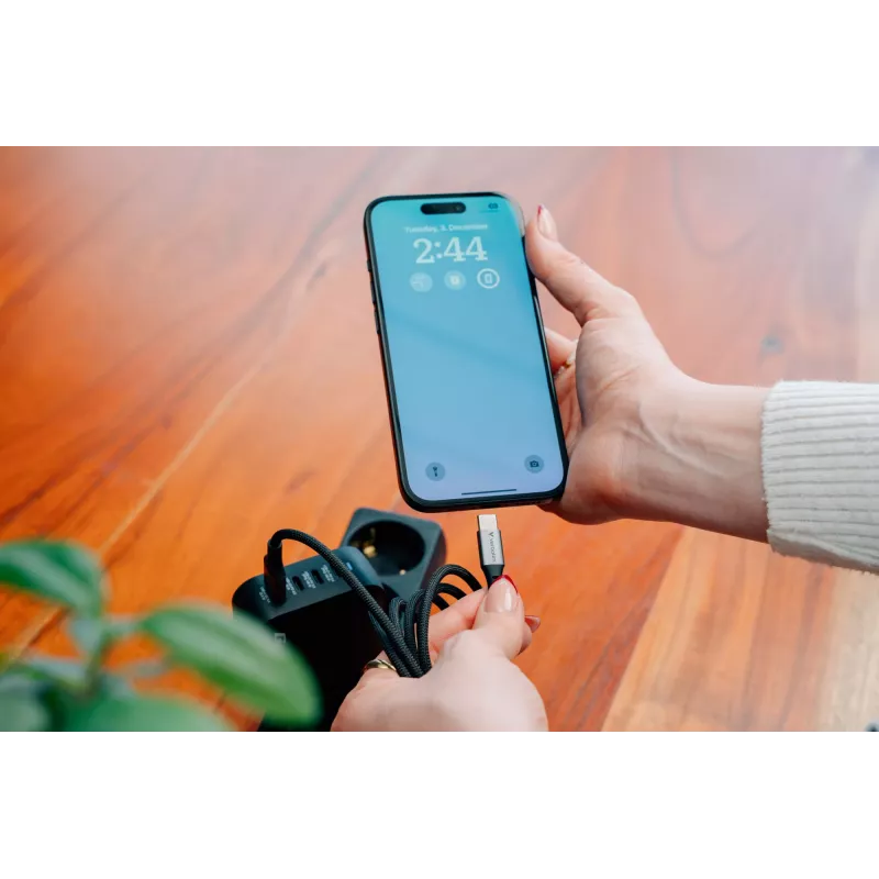 Verbatim „Sync & Charge“ laidas – 100 W USB-C į USB-C 120 cm, 1,2 m, USB C, USB C, USB 2.0, 0,48 Gbit/s, juodas