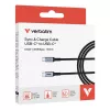 Verbatim „Sync & Charge“ laidas – 100 W USB-C į USB-C 120 cm, 1,2 m, USB C, USB C, USB 2.0, 0,48 Gbit/s, juodas