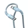 Verbatim Sync & Charge magnetinis laidas - 60W USB-C į USB-C 120 cm mėlynas