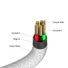 Verbatim Sync & Charge magnetinis laidas - 100W USB-C į USB-C 120 cm pilkas