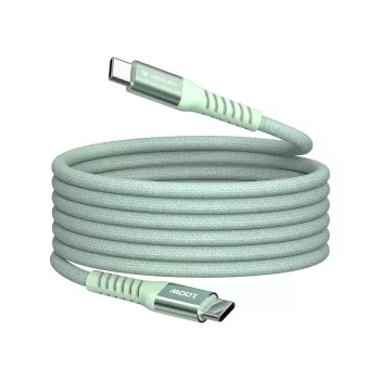Verbatim Sync & Charge magnetinis laidas – 100 W USB-C į USB-C 120 cm žalias