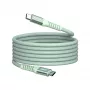 Verbatim Sync & Charge magnetinis laidas – 100 W USB-C į USB-C 120 cm žalias