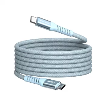 Verbatim Sync & Charge Magnetinis Laidas - 100W USB-C į USB-C 120 cm Mėlynas