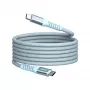Verbatim Sync & Charge Magnetinis Laidas - 100W USB-C į USB-C 120 cm Mėlynas