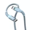 Verbatim Sync & Charge Magnetinis Laidas - 100W USB-C į USB-C 120 cm Mėlynas