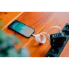 Verbatim Sync & Charge Magnetinis Laidas - 100W USB-C į USB-C 120 cm Mėlynas