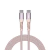Verbatim Sync & Charge magnetinis laidas - 100 W USB-C į USB-C 120 cm rožinis