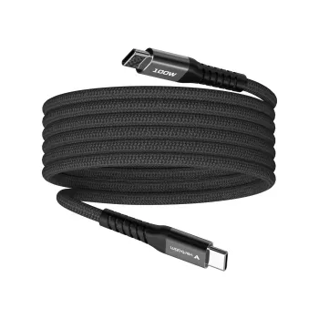 Verbatim Sync & Charge magnetinis laidas - 100W USB-C į USB-C 120 cm juodas