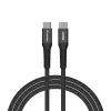 Verbatim Sync & Charge magnetinis laidas - 100W USB-C į USB-C 120 cm juodas