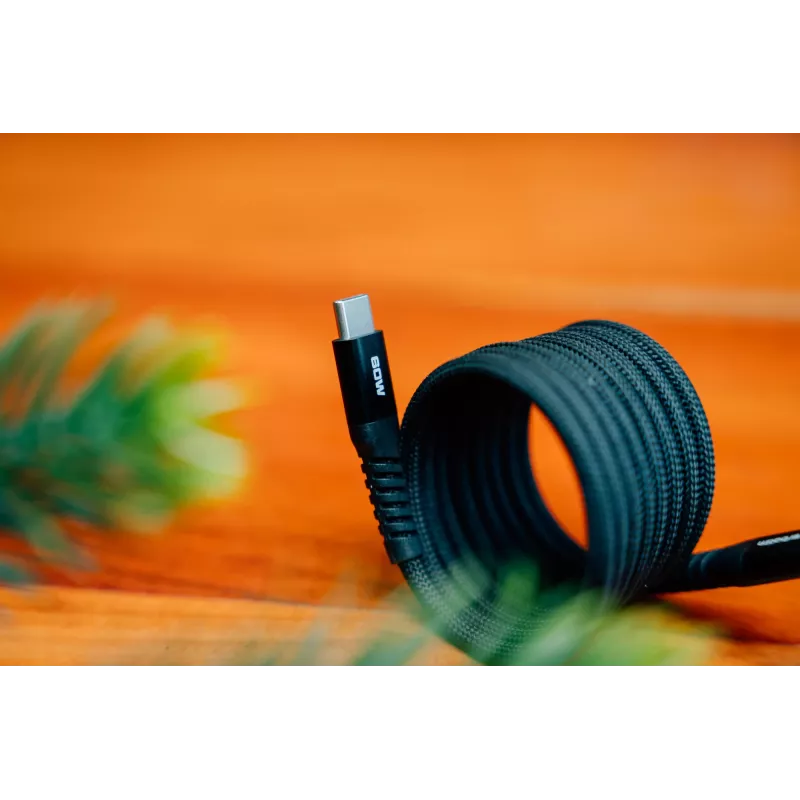Verbatim Sync & Charge magnetinis laidas - 100W USB-C į USB-C 120 cm juodas