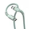 Verbatim Sync & Charge Magnetic kabelis - 60W USB-C to USB-C 120 cm, žalias