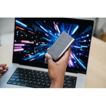 Verbatim TurboMetal SSD USB4 1TB USB Type-C USB4 Gen 2x2 Sidabrinis