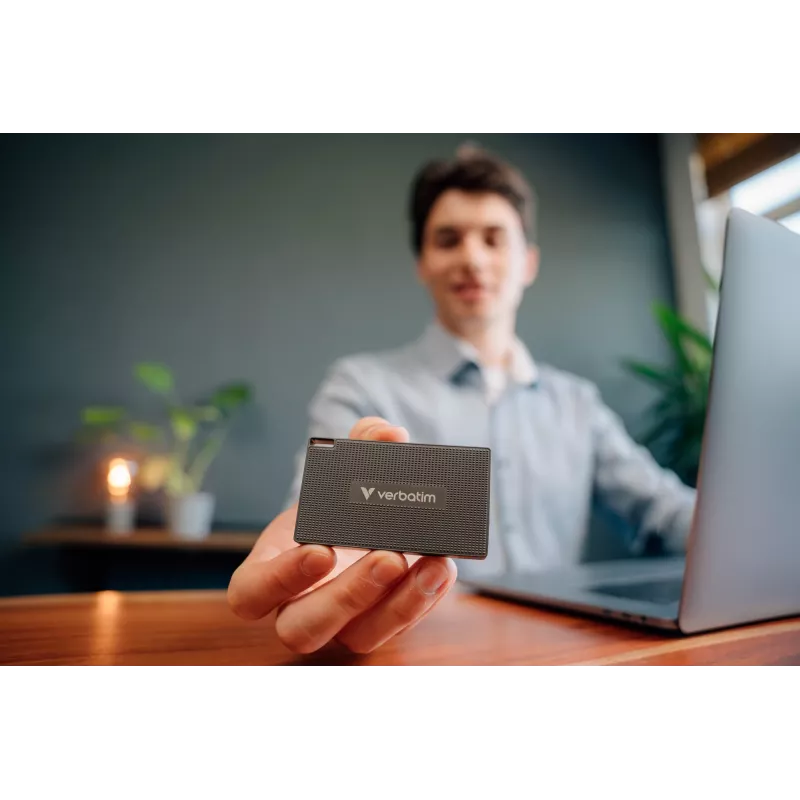 Verbatim Metal Mini SSD USB-C 3.Gen 2 512 GB, 512 GB, USB Type-C, USB 3.2 Gen 2x2, 2000 MB/s, 10 Gbit/s, Pilka