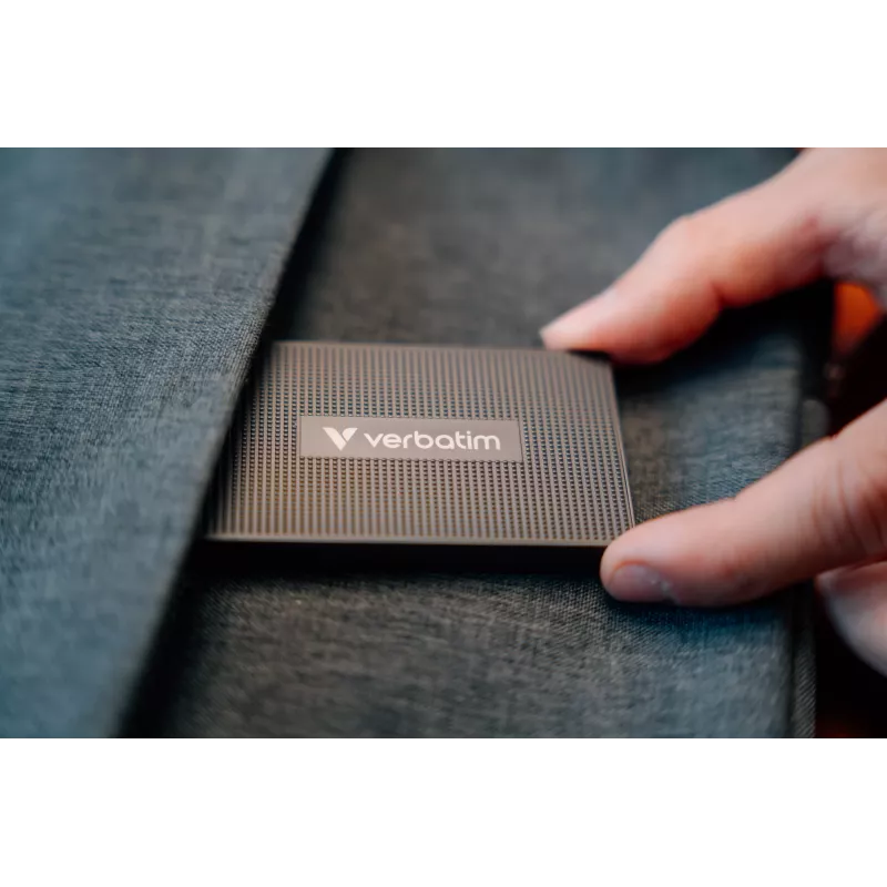 Verbatim Metal Mini SSD USB-C 3.2 Gen 2 1 TB, 1 TB, USB Type-C, USB 3.2 Gen 2x2, 2000 MB/s, 10 Gbit/s, Pilka