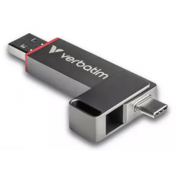 „Verbatim Dual QuickStick“ USB atmintinė 1 TB USB A tipo / USB C tipo 3.2 Gen 1 (3.1 Gen 1) Pilka