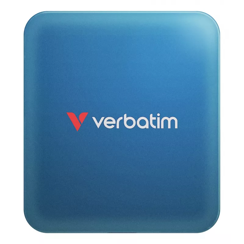 Verbatim SnapBack SSD 2TB mėlynas metalinis, 2 TB, USB Type-C, USB 3.2 Gen 2x2, 2000 MB/s, 20 Gbit/s, mėlynas