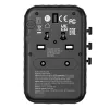 Verbatim UTA-05 65W GaN III Universalaus kelionių adapteris su 2 x USB-C PD & QC 4+ ir 2 x USB-A prievadais