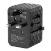 Verbatim UTA-05 65W GaN III Universalaus kelionių adapteris su 2 x USB-C PD & QC 4+ ir 2 x USB-A prievadais