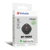 Verbatim MYF-01 Bluetooth daiktų ieškiklis 1 vnt. juodas, asmeninis, ieškiklis, juodas, atsparus dulkėms, atsparus vandeniui, akrilnitrilo butadieno stirenas (ABS), polikarbonatas (PC), IP66
