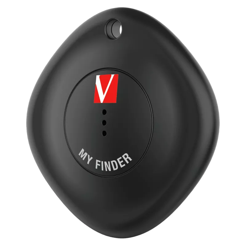 Verbatim MYF-01 Bluetooth daiktų ieškiklis 1 vnt. juodas, asmeninis, ieškiklis, juodas, atsparus dulkėms, atsparus vandeniui, akrilnitrilo butadieno stirenas (ABS), polikarbonatas (PC), IP66