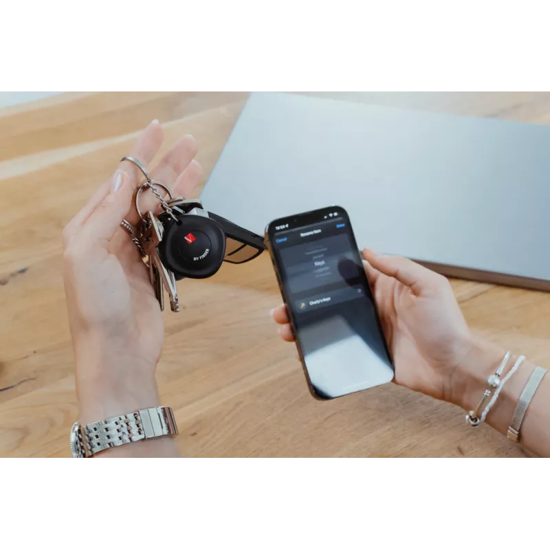 Verbatim MYF-01 Bluetooth daiktų ieškiklis 1 vnt. juodas, asmeninis, ieškiklis, juodas, atsparus dulkėms, atsparus vandeniui, akrilnitrilo butadieno stirenas (ABS), polikarbonatas (PC), IP66
