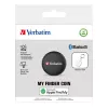 Verbatim My Finder Coin, asmeninis, radėjas, juodas, atsparus dulkėms, atsparus vandeniui, IP66, CR2032