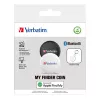 Verbatim My Finder Coin Bluetooth Tracker - 2 Pack, Asmeninis, Sekiklis, Juoda, Balta, Atsparus dulkėms, Atsparus vandeniui, IP66, CR2032