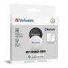 Verbatim My Finder Coin Bluetooth Tracker - 2 Pack, Asmeninis, Sekiklis, Juoda, Balta, Atsparus dulkėms, Atsparus vandeniui, IP66, CR2032