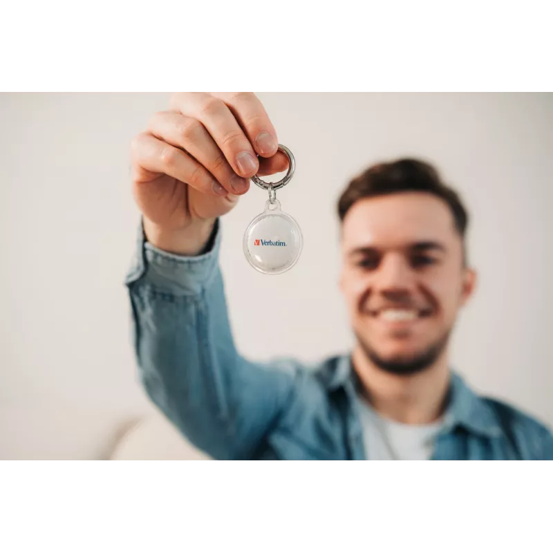 Verbatim My Finder Coin Bluetooth Tracker - 2 Pack, Asmeninis, Sekiklis, Juoda, Balta, Atsparus dulkėms, Atsparus vandeniui, IP66, CR2032