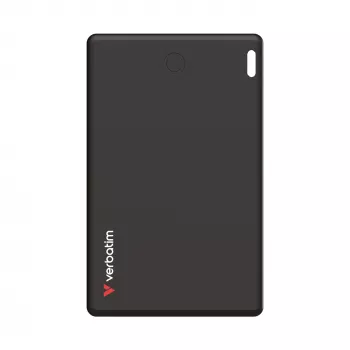 Verbatim My Finder Card Bluetooth daiktų ieškiklis 1 vnt. Juoda, Asmeninis, Ieškiklis, Juoda, Atsparus dulkėms, Atsparus vandeniui, IP66, 1440 val.