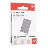 Verbatim My Finder Card Bluetooth daiktų ieškiklis, 1 vnt., sidabrinis, Asmeninis, Ieškiklis, Sidabrinis, Atsparus dulkėms, Neperšlampamas, IP66, 1440 val.