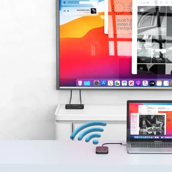 Verbatim Share My Screen 1080p USB-C belaidžio vaizdo adapteris su šakotuvu WDA-01