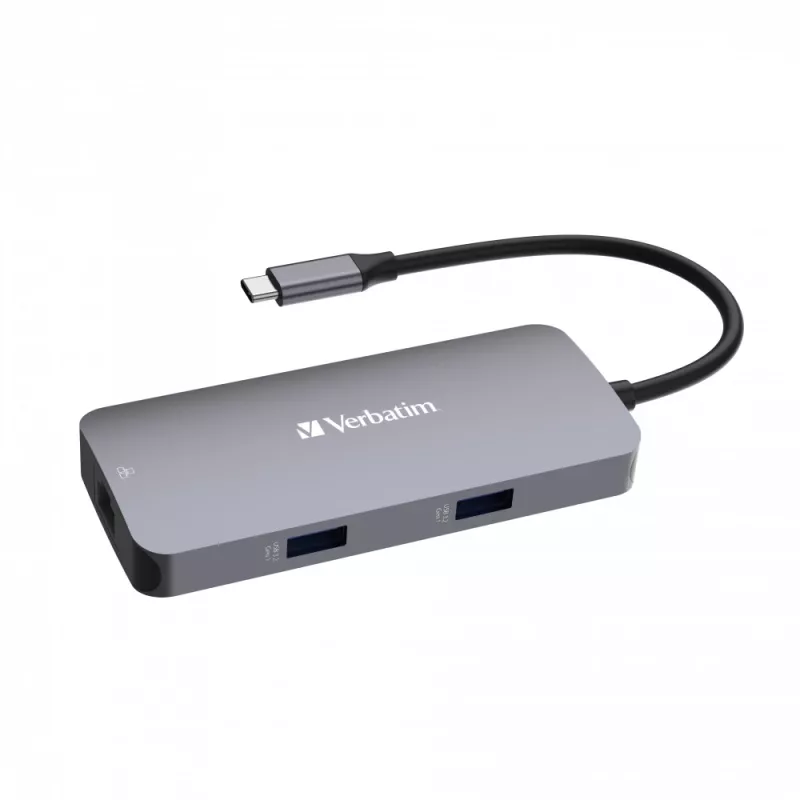 Verbatim CMH-05 USB Type-C 5000 Mbit/s Sidabrinis