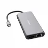 Verbatim CMH-13 USB Type-C šakotuvas 10000 Mbit/s sidabrinis