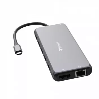 Verbatim CMH-13 USB Type-C šakotuvas 10000 Mbit/s sidabrinis